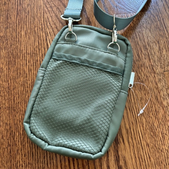 NEW Rextion Army Green Nylon Mini Crossbody Bag Festival Party Bag - Picture 3 of 6